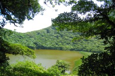 lagoon on maderas volcano