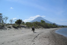 beach at ometepe island
