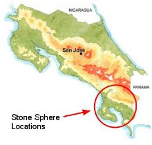 sphere locations in costa rica