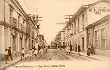 Avenida Central, San José, early 1900s